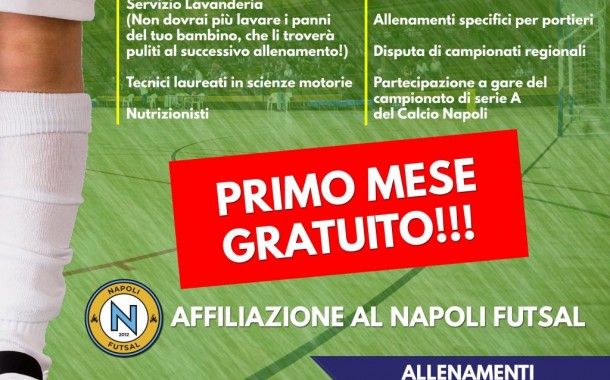 Affiliazione con Il Napoli Futsal e scuola calcio, il progetto Virtus Libera Isola d’Ischia a 360°: tutte le info