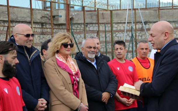 Inaugurato il campo sportivo polivalente della Casa Circondariale Antimo Graziano ad Avellino