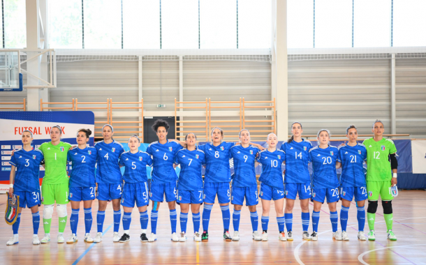 L’Italia chiude al secondo posto la Futsal Week. Salvatore: “Dispiace perdere, ma segnali positivi dalle giovani”