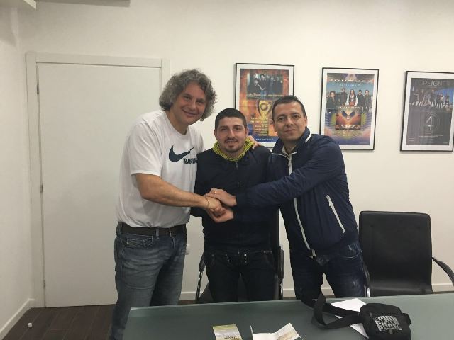 Gigi Starace, al centro nella foto, con Perugino e Scolavino