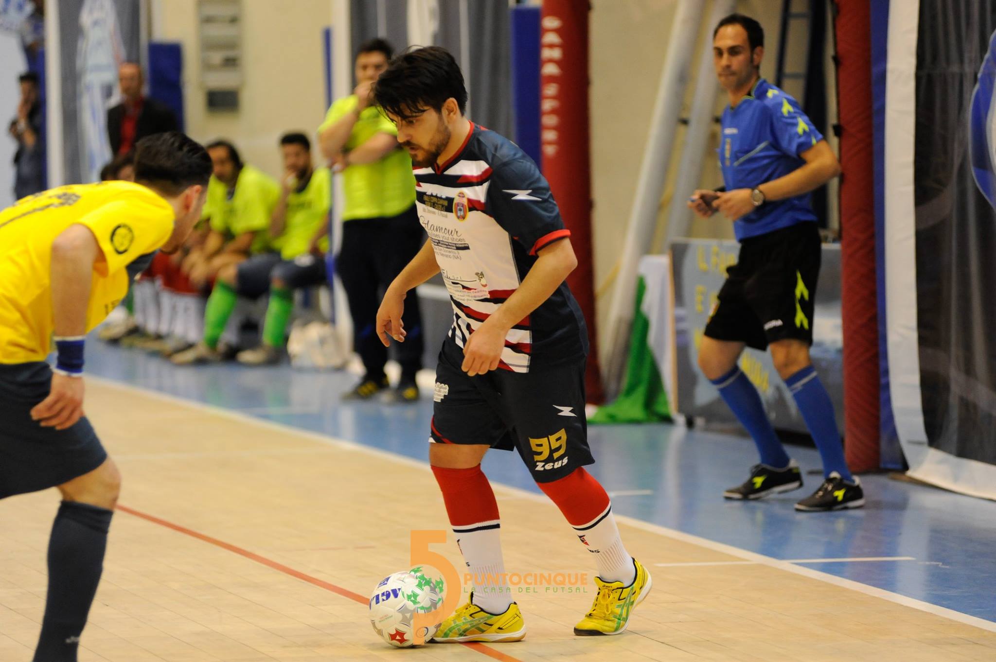 Paolo Ambrosio in uno scatto di Diego Di Donato ai tempi dell'Athletic Futsal Ottaviano