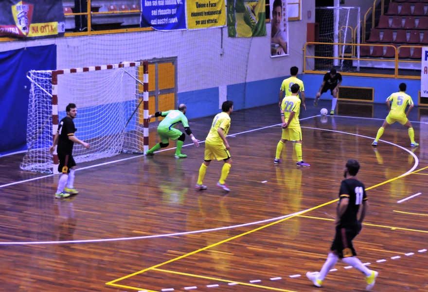 Benevento 5-Parete fase di gioco