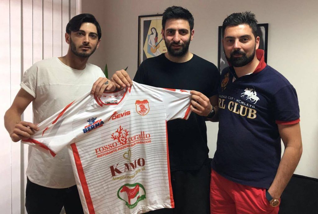 Nicola D'Andrea, a destra nella foto, con Ciro Giordano ed Eliano Mazzarella