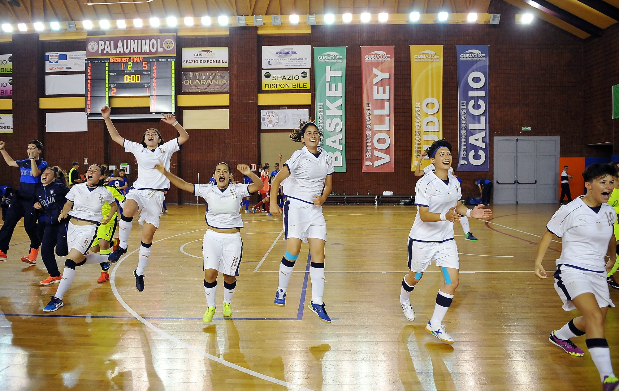 during the U17 Women Futsal Tournament match between Italy and Kazakhstan on June 22, 2017 in Campobasso, Italy.