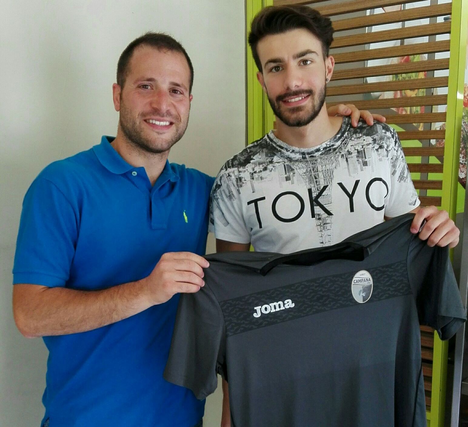 Il team manager Salvatore Passariello (sinistra) con Antonio Ciampino (destra)
