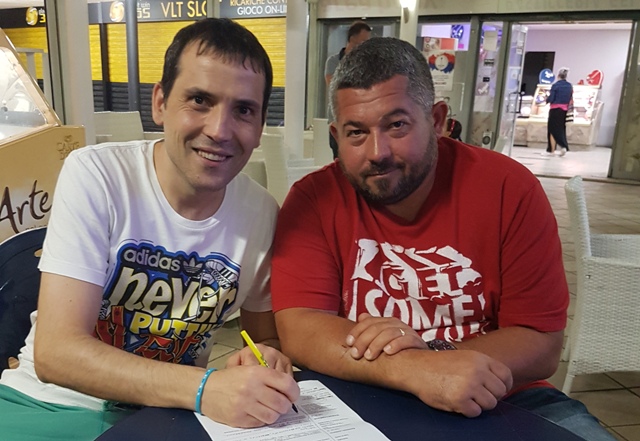 Vincenzo Esposito con Giuseppe Crocco 