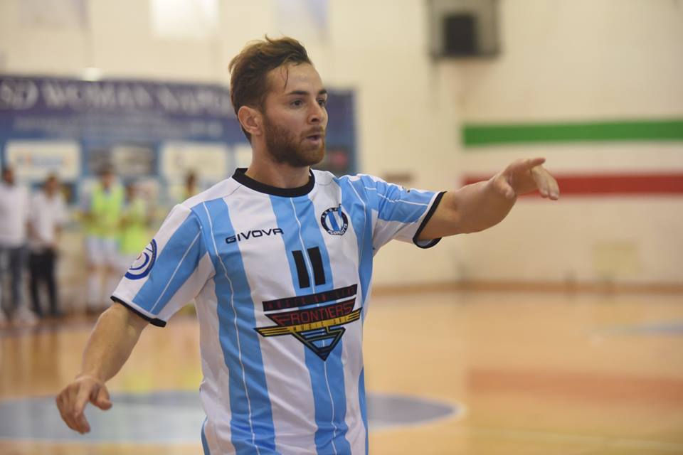 Gianmarco Cerrone, autore del momentaneo 2-1, in una foto di Nicola Castaldo