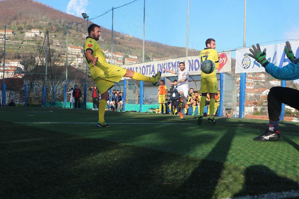 Uno scatto di Real Agerola-San Marzano ad opera di Alfonso Calenda, presidente dei salernitani