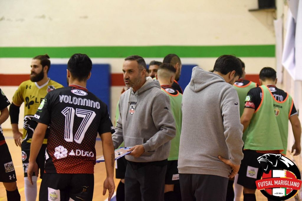 Fabio Oliva e il suo Futsal Marigliano 