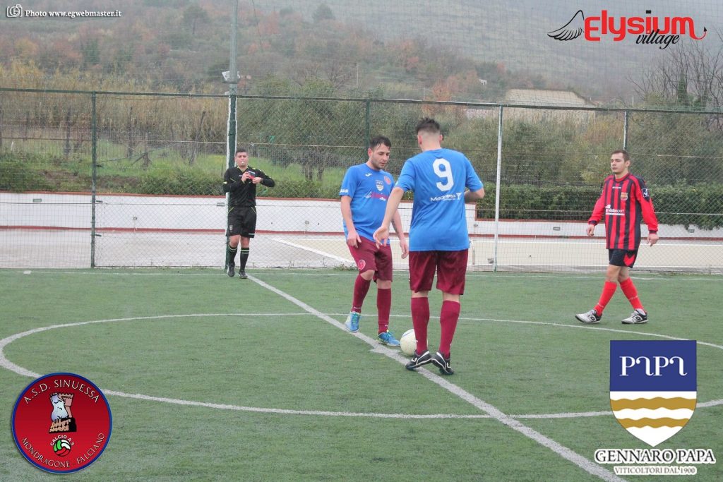 Sinuessa-Folgore di sabato scorso (fonte foto Facebook) 
