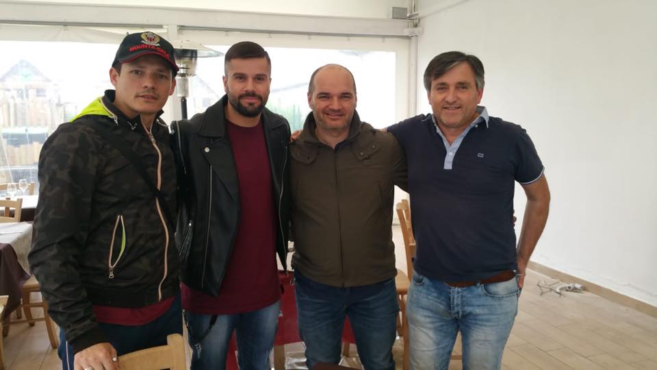 Daniele Riso con Gaetano Breglia, Mario Masiello e Luigi Lauritano