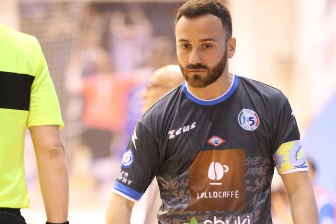 Massimo De Luca, capitano del Lollo Caffè Napoli