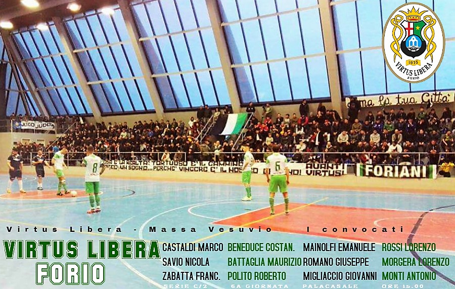 convocati Virtus Libera Massa Vesuvio