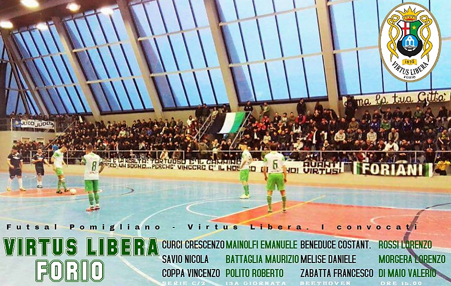 convocati Pomigliano Virtus Libera