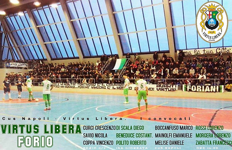 convocati cus napoli virtus libera campionato