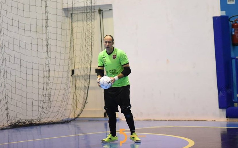 Antonio Menzione nella finale di Coppa Campania C2 . PH: Nicola Castaldo