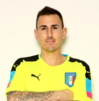 Francesco Molitierno con la maglia della Nazionale