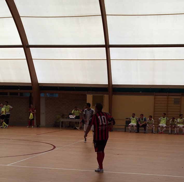 Lino Suarato, protagonista con una doppietta nell'8-1 del Terzigno contro il Benevento 5