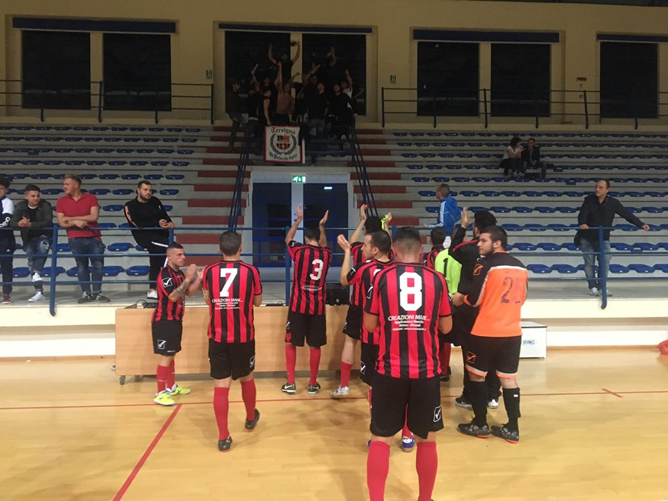 Il Terzigno festeggia al Palasport di Giugliano con i propri tifosi