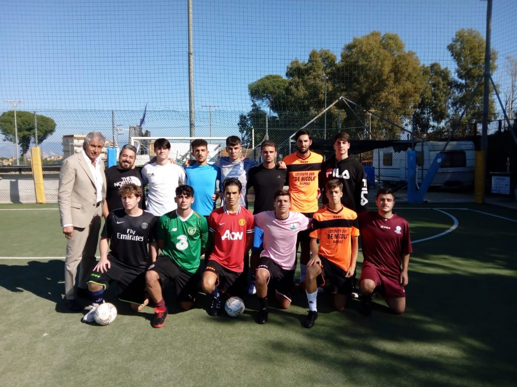 I ragazzi dell'U19 regionale del Pozzuoli Futsal Flegrea