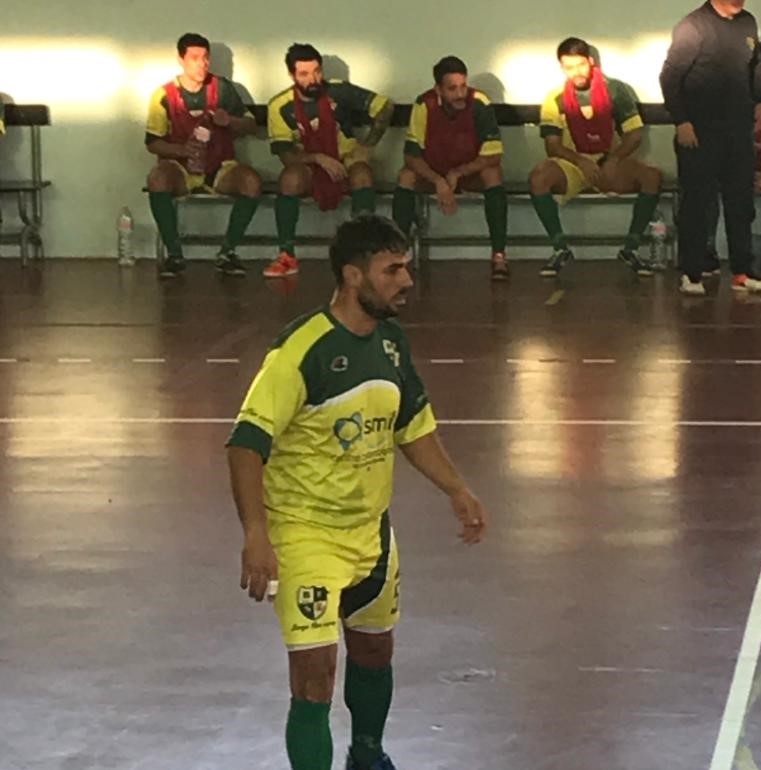Paolo Oliviero con la maglia del Borgo Five