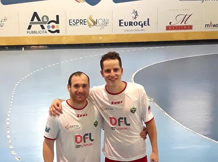 Matheus Ferreira con Mario Elias Zago