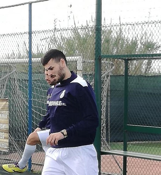 Vincenzo Parziale con la maglia del Calvi