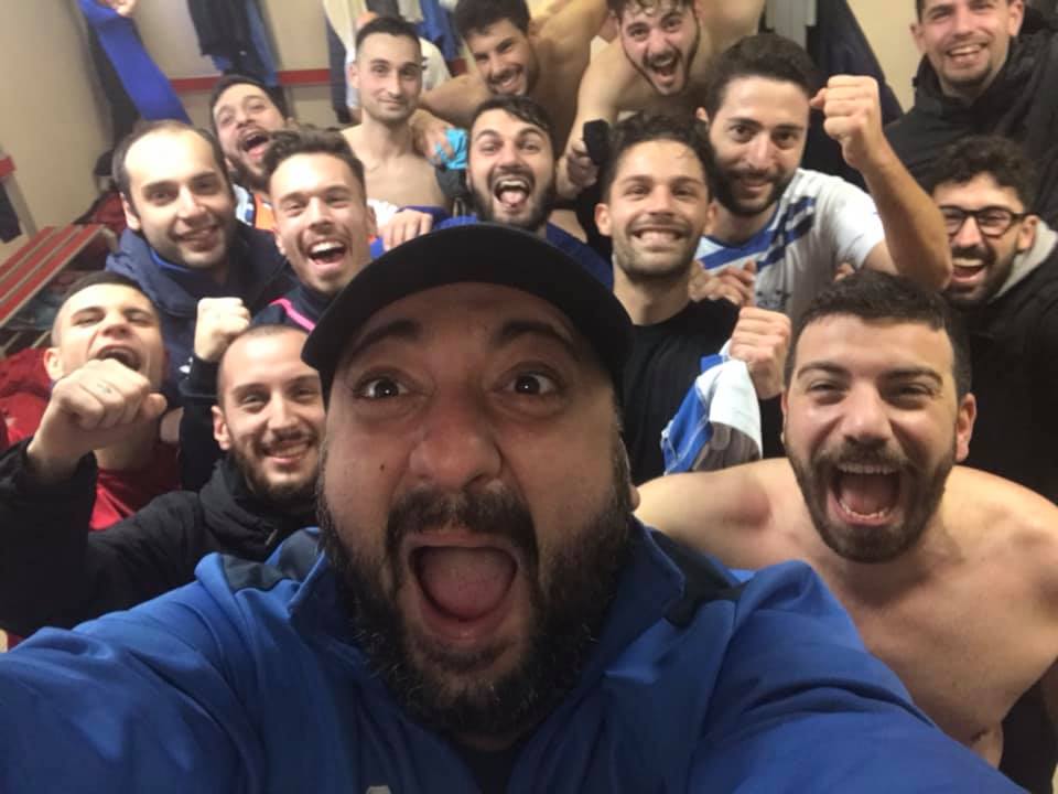 La gioia del Cus Napoli negli spogliatoi