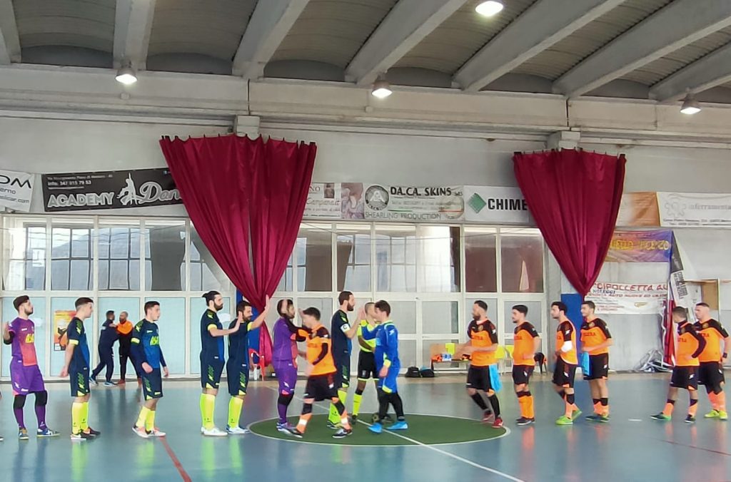 Uno scatto del derby tra Agostino Lettieri e Solofra