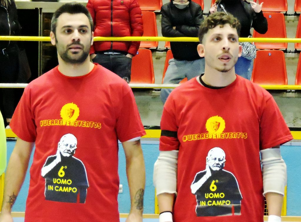 Capitan Nico Serino e Davide Ecravino, entrambi in gol in Trilem-Benevento 5