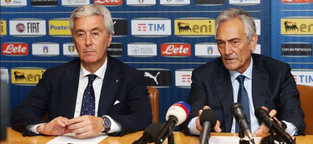 Cosimo Sibilia, presidente LND, e Gabriele Gravina, presidente FIGC PH: Paolo Bruno