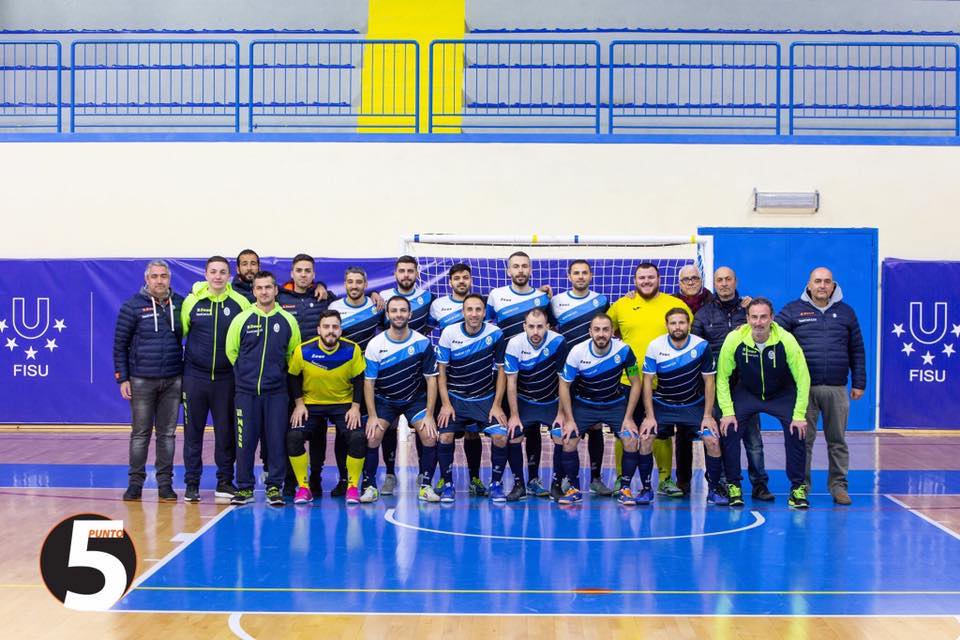 Il Futsal Coast prima della finale di coppa a Nocera