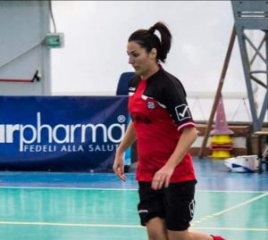 Giulia Botta con la maglia della Dinamo Sorrento