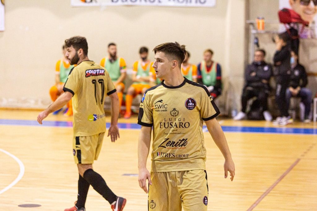 Domenico Sferragatta, autore di tre reti in Spartak-Fondi PH: Sollo