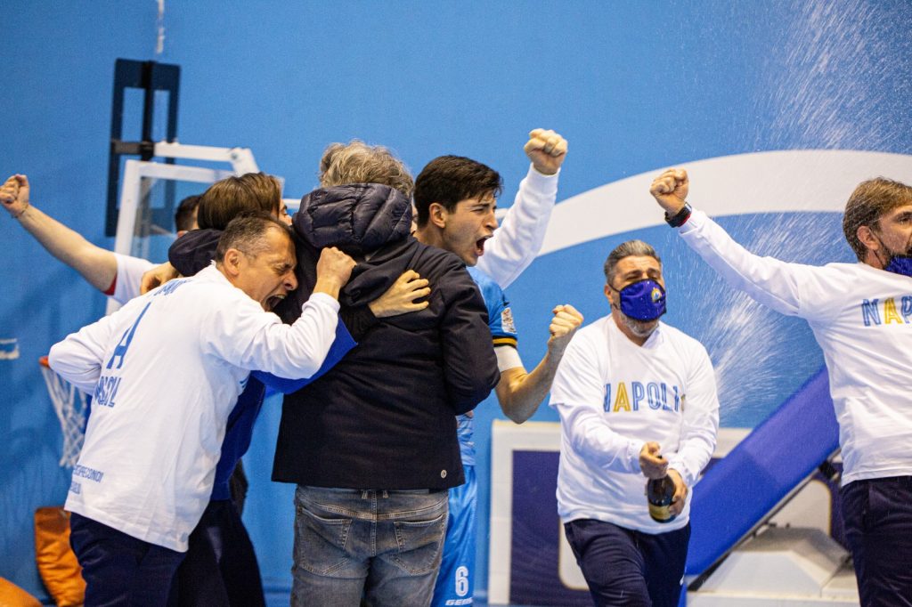 La gioia del Napoli per l'approdo in serie A Foto: Sollo