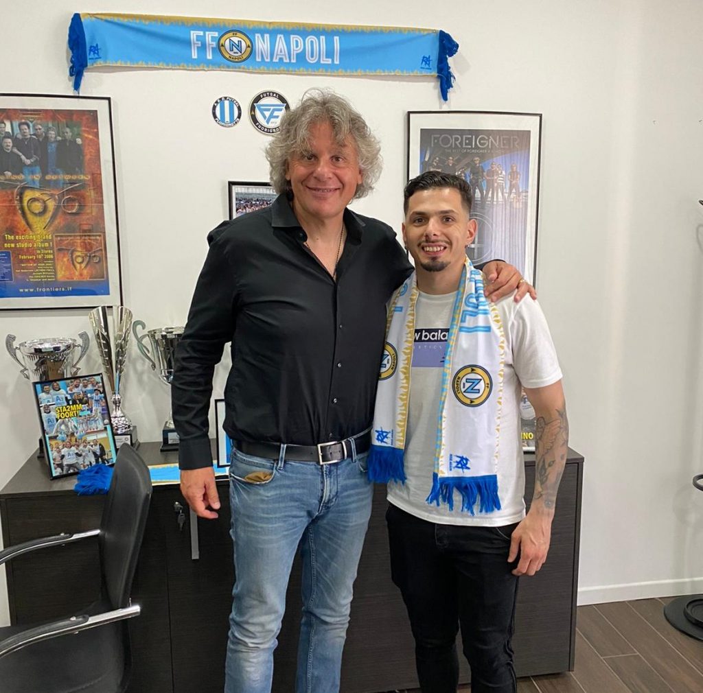 Il presidente Serafino Perugino e Bruno Coelho 