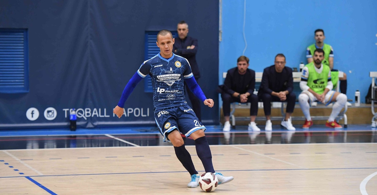 Rodolfo Fortino in azione con la maglia del Napoli Foto: C5 Live