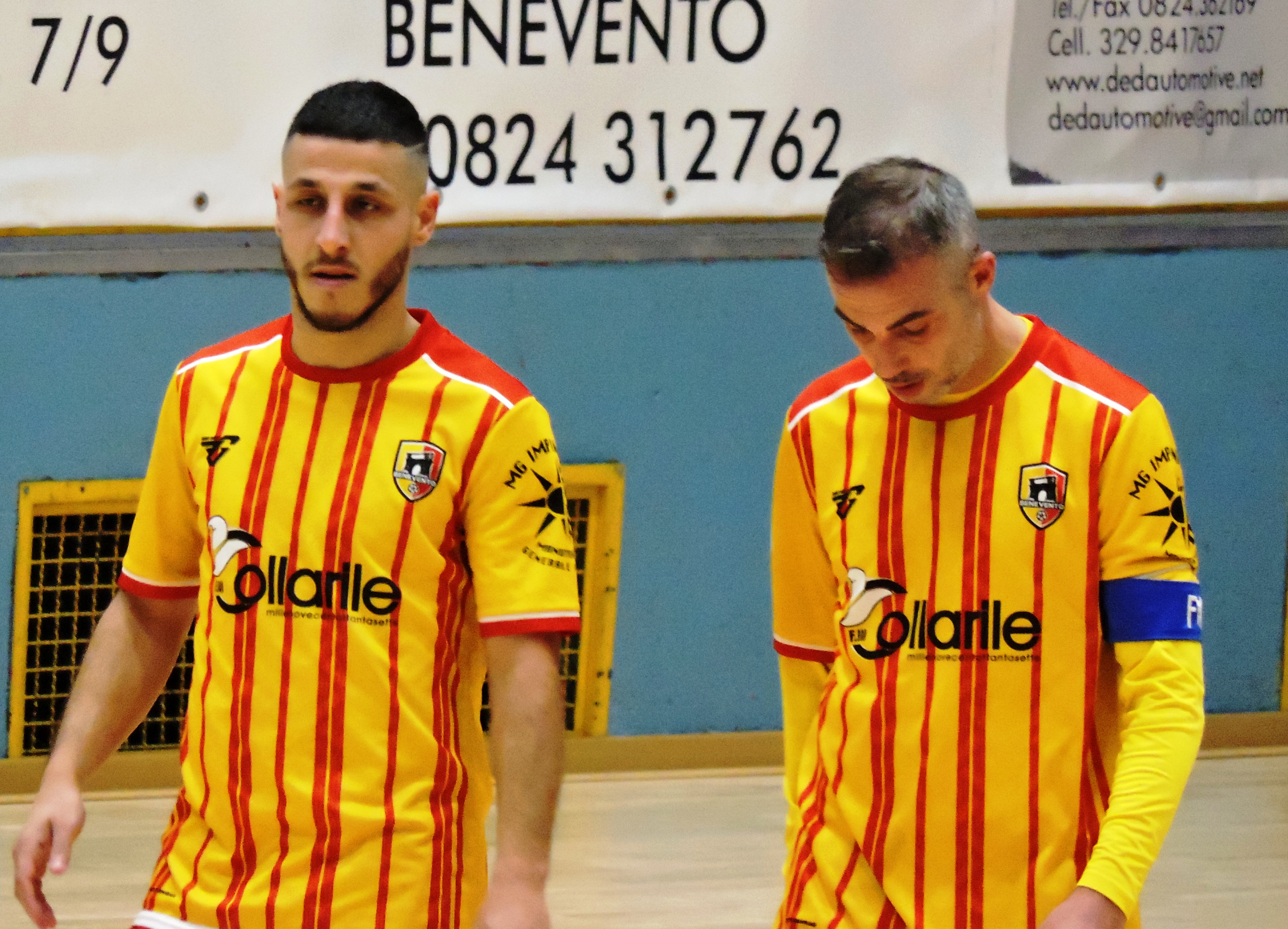 Emanuele Volonnino e il capitano Vincenzo Botta, entrambi in gol nel 4-3 contro il Nordovest