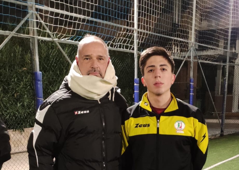 Il team manager della Flegrea Roberto Haesse (sx) con Francesco Guarnieri (dx)