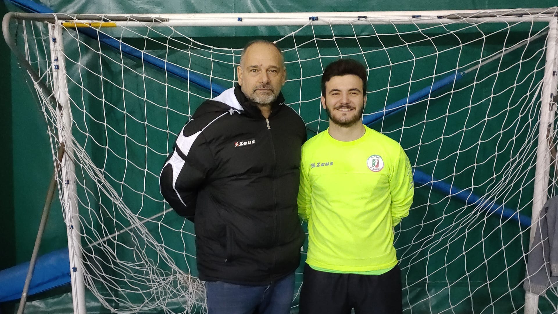 Il team manager della Flegrea Roberto Haesse (sx) con Francesco Di Meglio (dx)