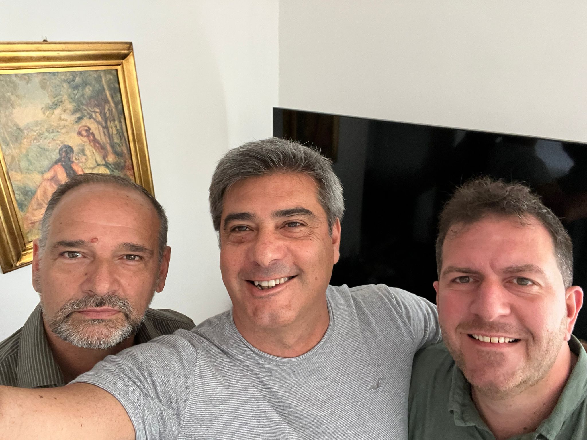 Roberto Haesse (sx), Filippo Cestari (centro) e Luca Pittiglio (dx)