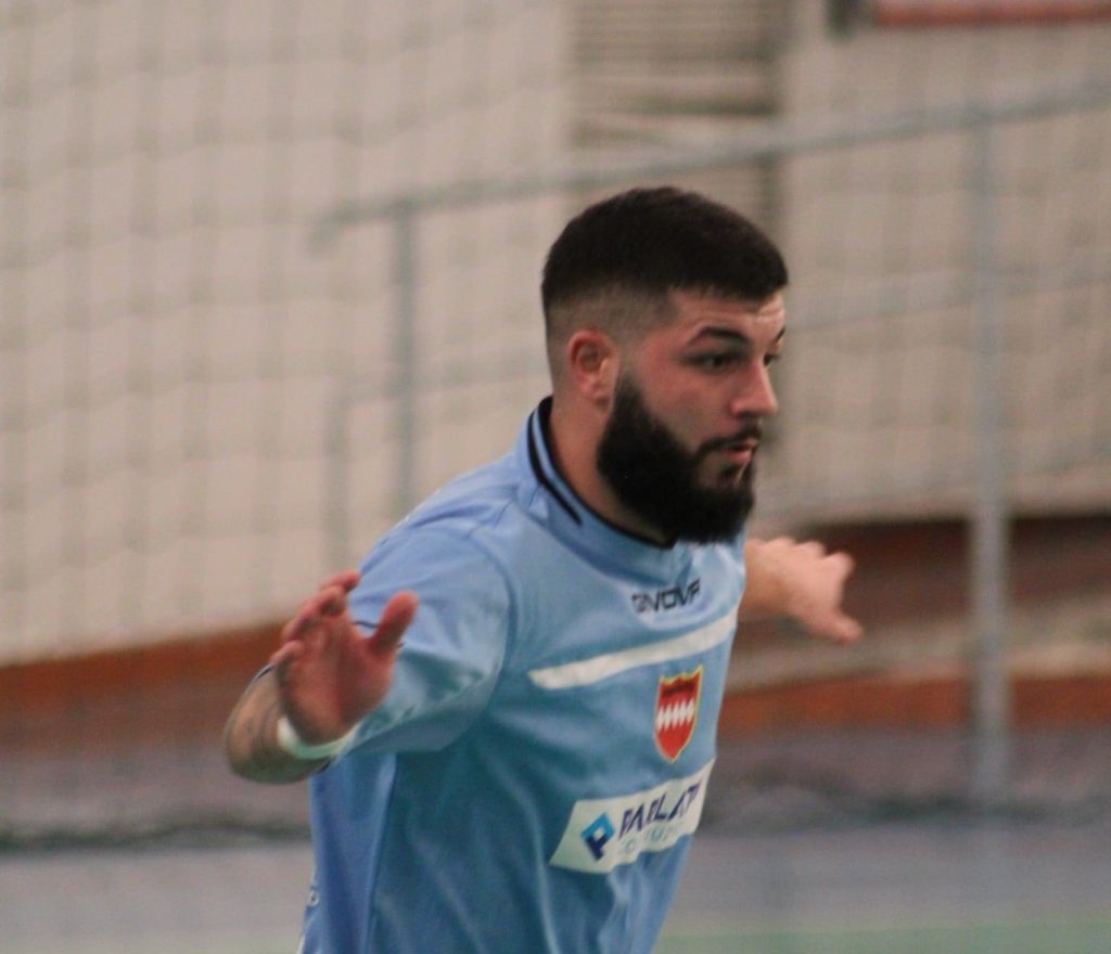 Francesco Calabrese in maglia Sorrento Foto: Sorrento Futsal