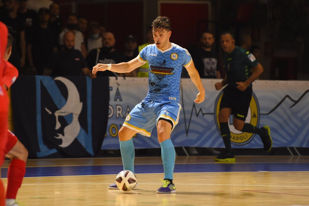 Renzo Grasso in maglia Napoli Futsal