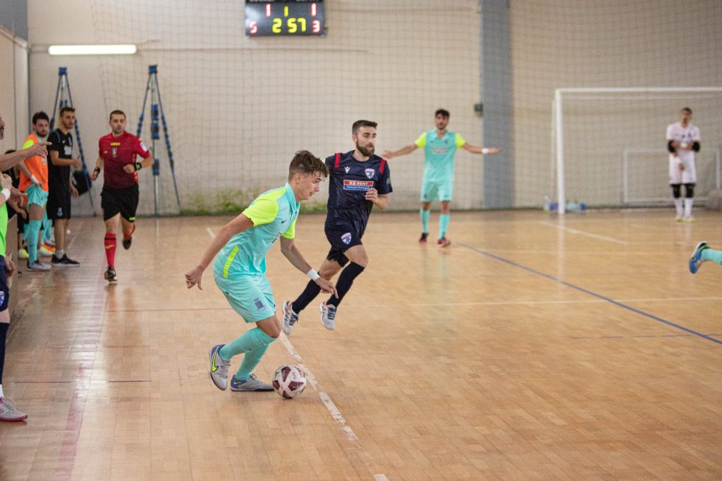 Christian Fedele con la maglia dello Junior Domitia