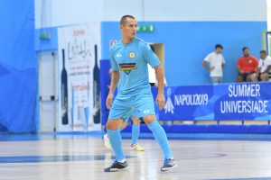 Rodolfo Fortino in maglia Napoli Futsal
