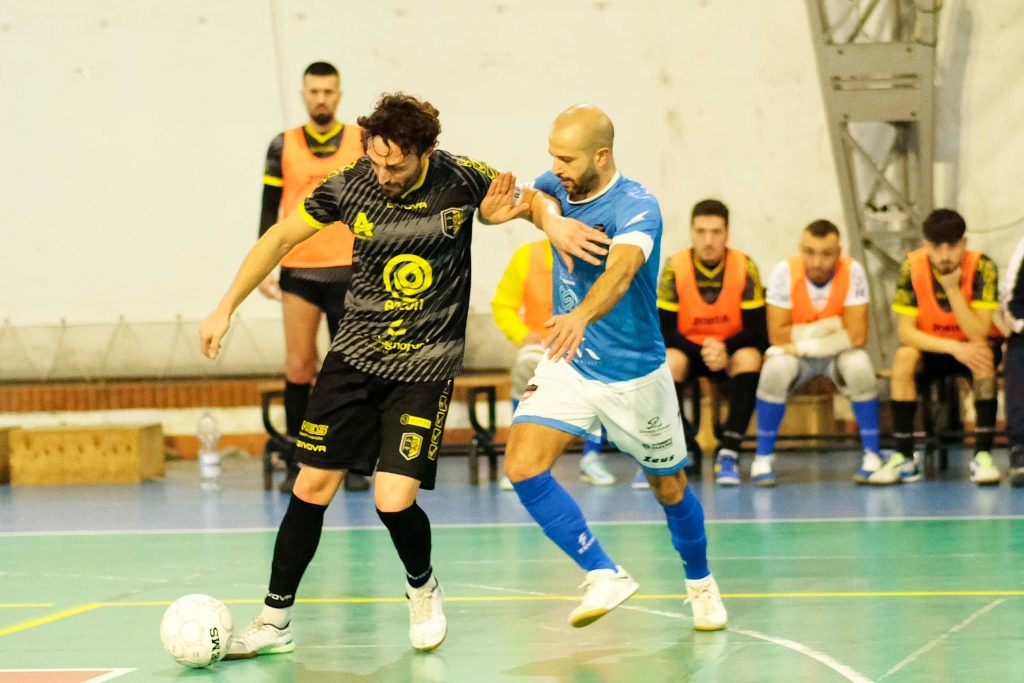 Antonio Piccolo del Casalnuovo Guadagno Pack comanda la classifica marcatori Foto: Sorrento Futsal