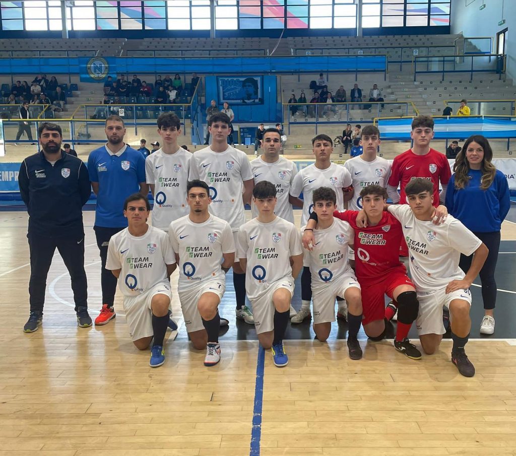 L'Under 19 del Napoli Calcetto, vincitrice a Cercola