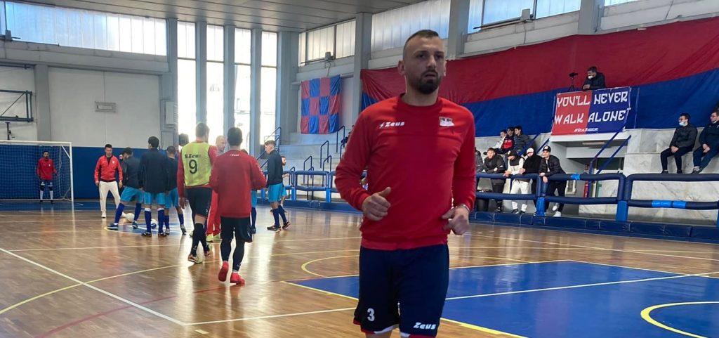 Luigi Torelli in maglia Futsal Barrese