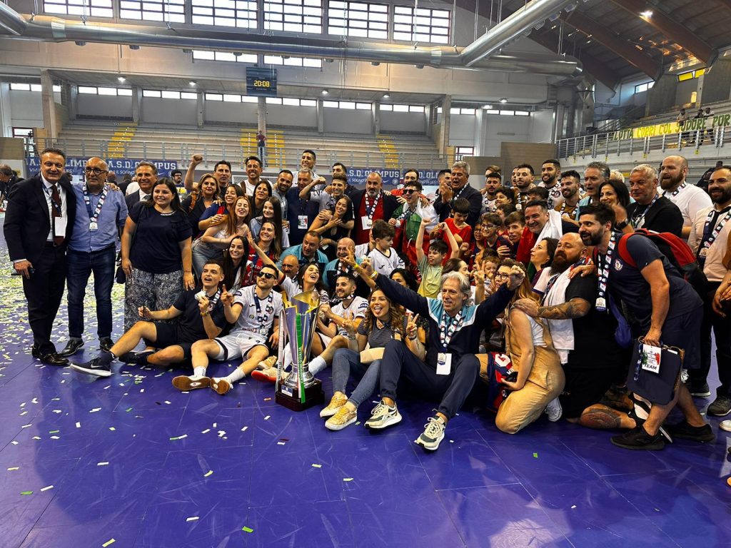 La Feldi Eboli vince lo scudetto a Cisterna di Latina, è il primo tricolore in Campania