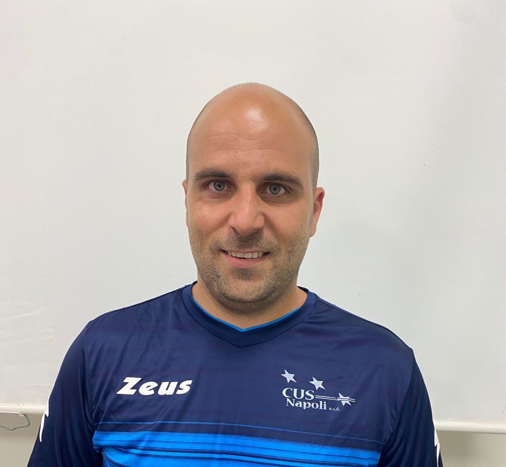 Andrea De Lucia in maglia Cus Napoli